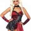 Halloween Leg Avenue: Harley Quin Leotard Costume