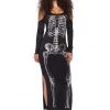 Leg Avenue X-Ray Skeleton Print Dress