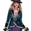 Leg Avenue Deluxe Ladies Delightful Mad Hatter Costume