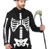 Leg Avenue Bone Daddy Men's Skeleton Costume Printed Suits
