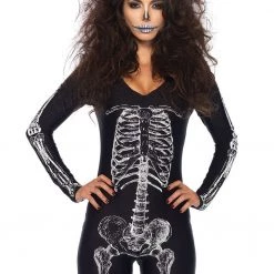 Leg Avenue Skeleton Print Catsuit
