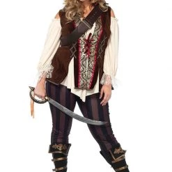 Leg Avenue Captain Blackheart Plus Sized Pirate Costume