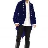 Leg Avenue Blue Velvet Men's Jacket
