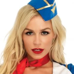 Leg Avenue Sky High Hottie Flight Attendant Costume Uniforms 7 Leg Avenue Sky High Hottie Flight Attendant Costume Uniforms