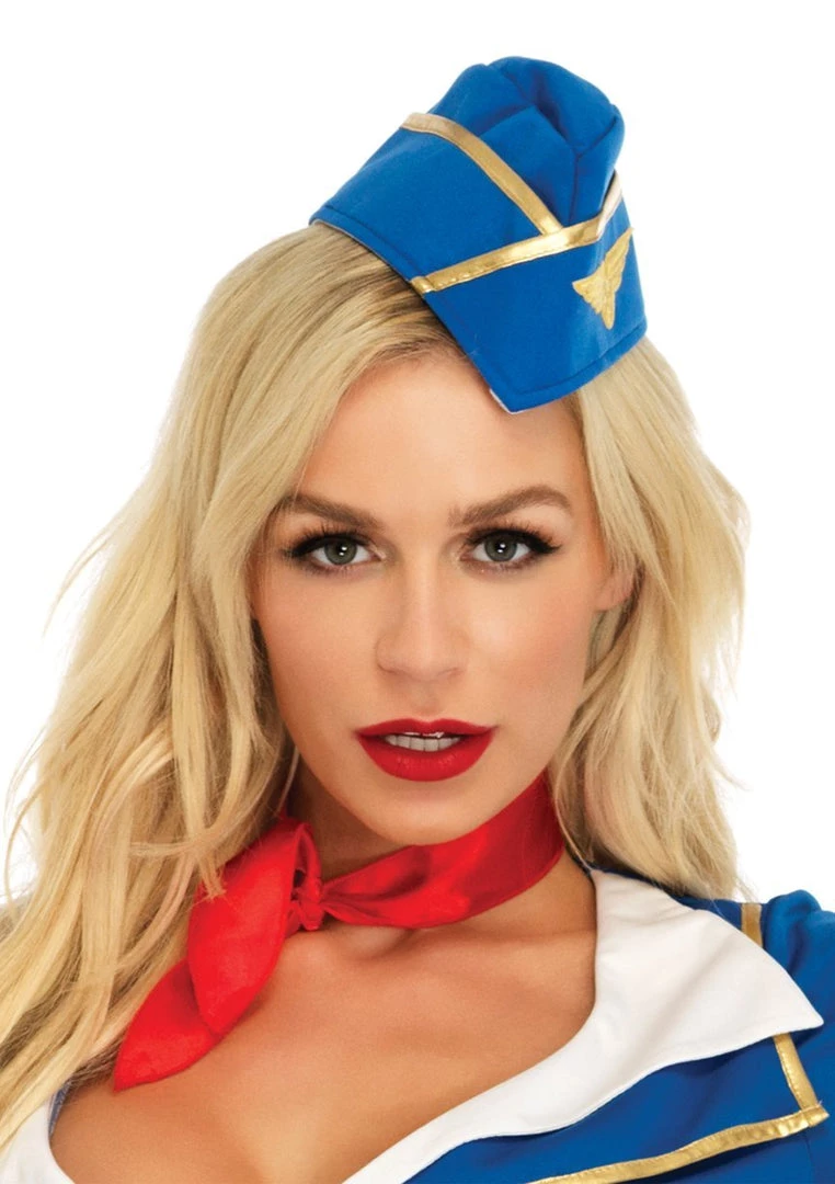 Leg Avenue Sky High Hottie Flight Attendant Costume Uniforms 5 Leg Avenue Sky High Hottie Flight Attendant Costume Uniforms