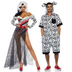 Leg Avenue Adults Men's Dalmatian Jumpsuit