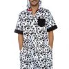 Leg Avenue Adults Men's Dalmatian Jumpsuit