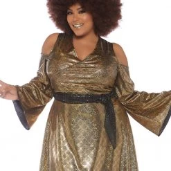 Leg Avenue 60's - 70's Disco & Hippie Plus Size Disco Doll Costume