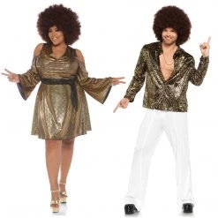 Leg Avenue 60's - 70's Disco & Hippie Plus Size Disco Doll Costume