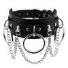 AnneCart Black Chained Choker Chokers