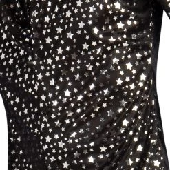 Rubies Black And Silver Disco Shirt Men's