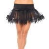 Leg Avenue Oktoberfest Costumes And Accessories Mini Petticoat With Trim Black 1 Leg Avenue Oktoberfest Costumes And Accessories Mini Petticoat With Trim Black
