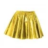 Trademart Skirts Metallic Gold Flare Skirt