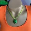 Hurly-Burly (j) Green Shamrock Necklace