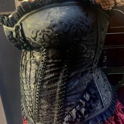 Malltop Gothic Black Overbust Corset Corsets