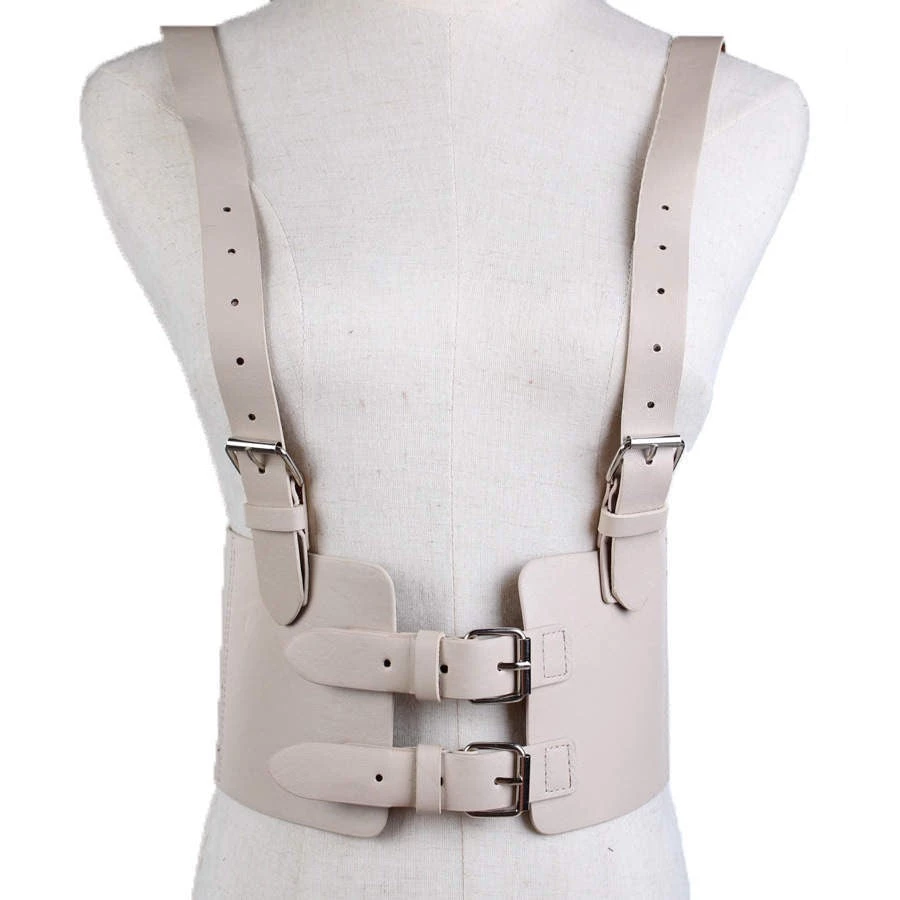 Jacky Wang Adjustable PU Leather Chest Harness Belts & Harnesses 5 Jacky Wang Adjustable PU Leather Chest Harness Belts & Harnesses