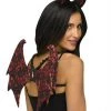 Sweidas Adults Devil Lace Wings And Horns Set
