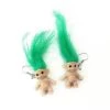 Aliexpress Jewellery Green Haired Troll Earrings