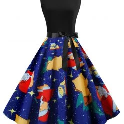 Global Lover Christmas Bears Vintage Dress