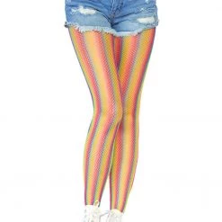 Leg Avenue Hosiery Rainbow Fishnet Pantyhose