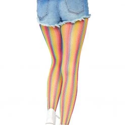 Leg Avenue Hosiery Rainbow Fishnet Pantyhose