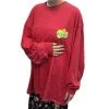 Ramo Adults Standard Long Sleeve Red Wiggles T-Shirt