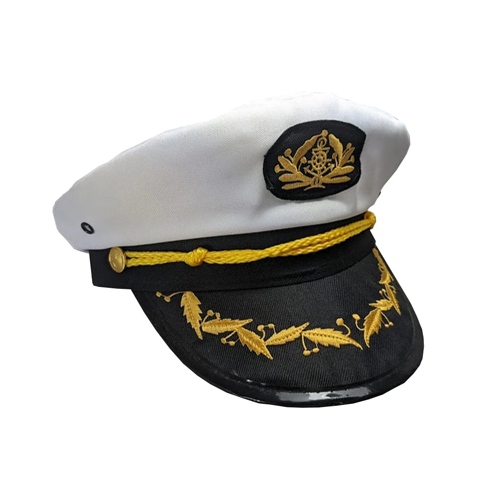 Trademart Captain Hat With Gold Leaf Embroidery Uniforms 5 Trademart Captain Hat With Gold Leaf Embroidery Uniforms