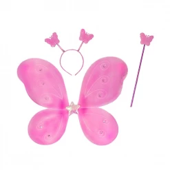Trademart Hot Pink Fairy Wings Kit Festival Wear