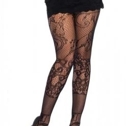 Leg Avenue Patchwork Multilace Tights
