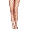 Leg Avenue Plus Size Black Fence Net Pantyhose 2 Leg Avenue Plus Size Black Fence Net Pantyhose