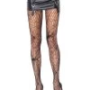 Leg Avenue Halloween Black Widow Spider Net Tights 2 Leg Avenue Halloween Black Widow Spider Net Tights