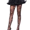 Leg Avenue Day Of The Dead Sugar Skull Fishnet Pantyhose