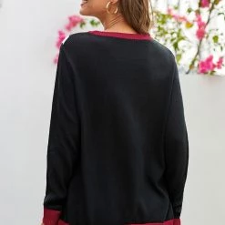 Dear Lover Driving Santa Warm Knitted Christmas Jumper Outerwear