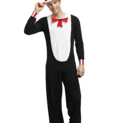 Malltop Adults Mens Cat In The Hat Costume