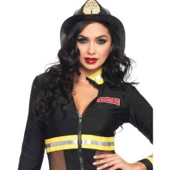 Leg Avenue Black Fireman's Hat Uniforms