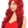 Leg Avenue Long Wavy Red Wig Wigs