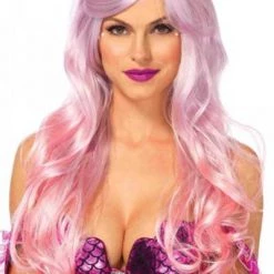 Leg Avenue Pastel Ombre Pink Wavy Wig Costume Accessories