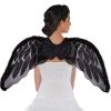 Dormar Festival Wear Large Black Glittery Marabou Wings