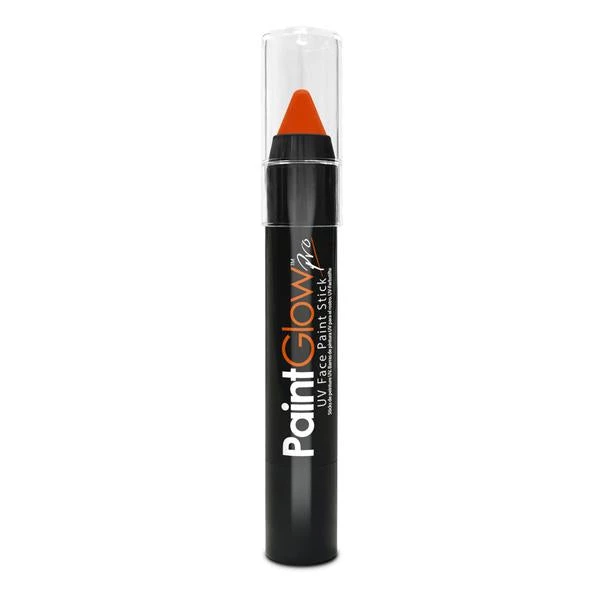 Paint Glow UV Paint Stick: Orange Facepaint 3 Paint Glow UV Paint Stick: Orange Facepaint