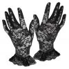 Sweidas Short Black Lace Gloves