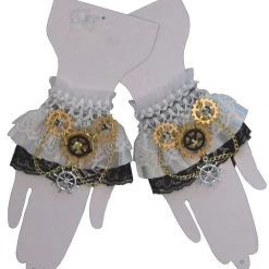 Sweidas Lace Steampunk Wrist Cuffs (F)