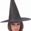 Smiffys Adult's Black Witches Hat
