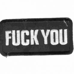 Hurly-Burly (p) Fuck You Iron On Patch