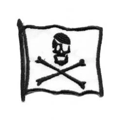 DHGate Pirate Skull & Crossbones Flag Iron On Patch Iron-on Patches