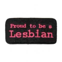 DHGate Proud To Be A Lesbian Iron On Patch