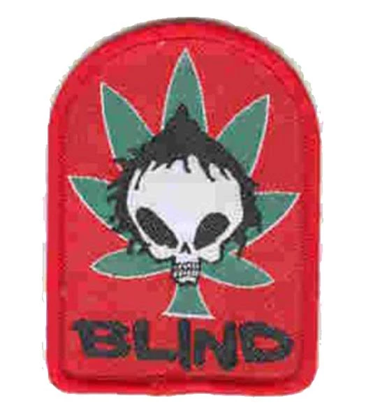 Hurly-Burly Iron-on Patches Stoned Blind, Marijuana Iron On Patch 3 Hurly-Burly Iron-on Patches Stoned Blind, Marijuana Iron On Patch