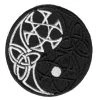 Hurly-Burly Ying And Yang Celtic Tattoo Design Iron On Patch Iron-on Patches