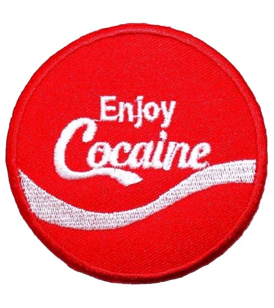 Hurly-Burly (p) Iron-on Patches Enjoy Cocaine Iron On Patch 3 Hurly-Burly (p) Iron-on Patches Enjoy Cocaine Iron On Patch