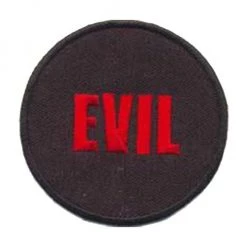 Hurly-Burly (p) Evil Iron On Patch