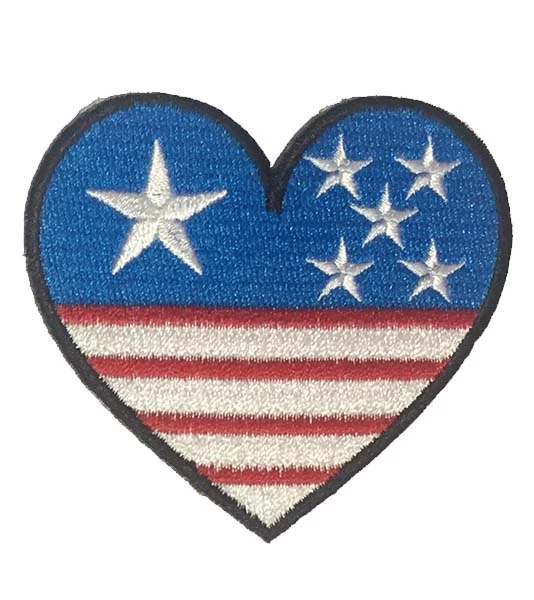 Hurly-Burly USA Iron On Patch Iron-on Patches 3 Hurly-Burly USA Iron On Patch Iron-on Patches